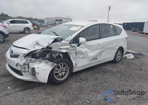 2012 Toyota Prius V Three from USA, damaged, VIN JTDZN3EU2C3144626